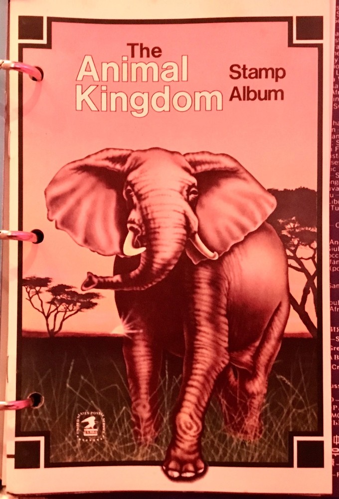 2, USPS Stamp Booklets in 3 Ring Binder, United States & The Animal Kingdom