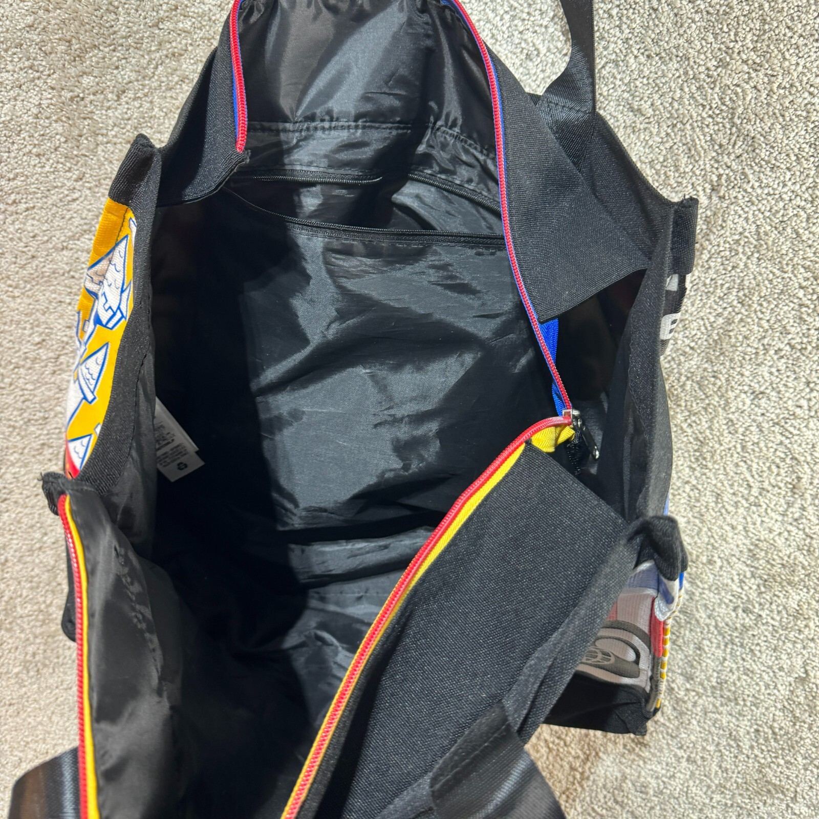 Disney Parks 2021 Mickey Mouse Tote Bag Multicolor Walt Disney World Color Block