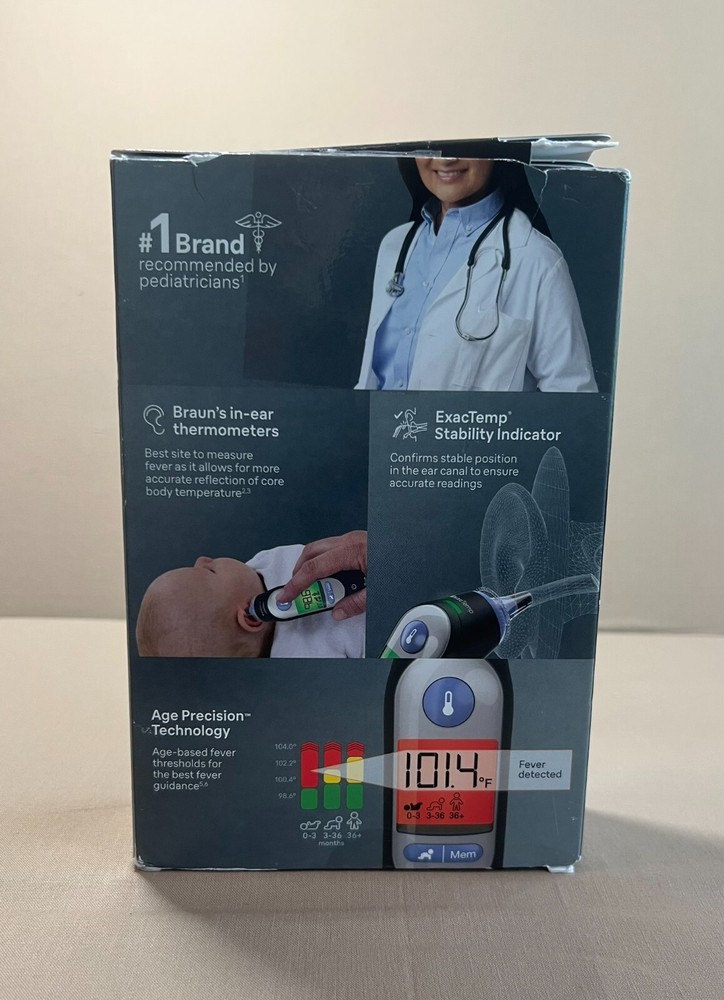 Thermoscan 7 Digital Ear Thermometer, Age Precision Technology with Extras