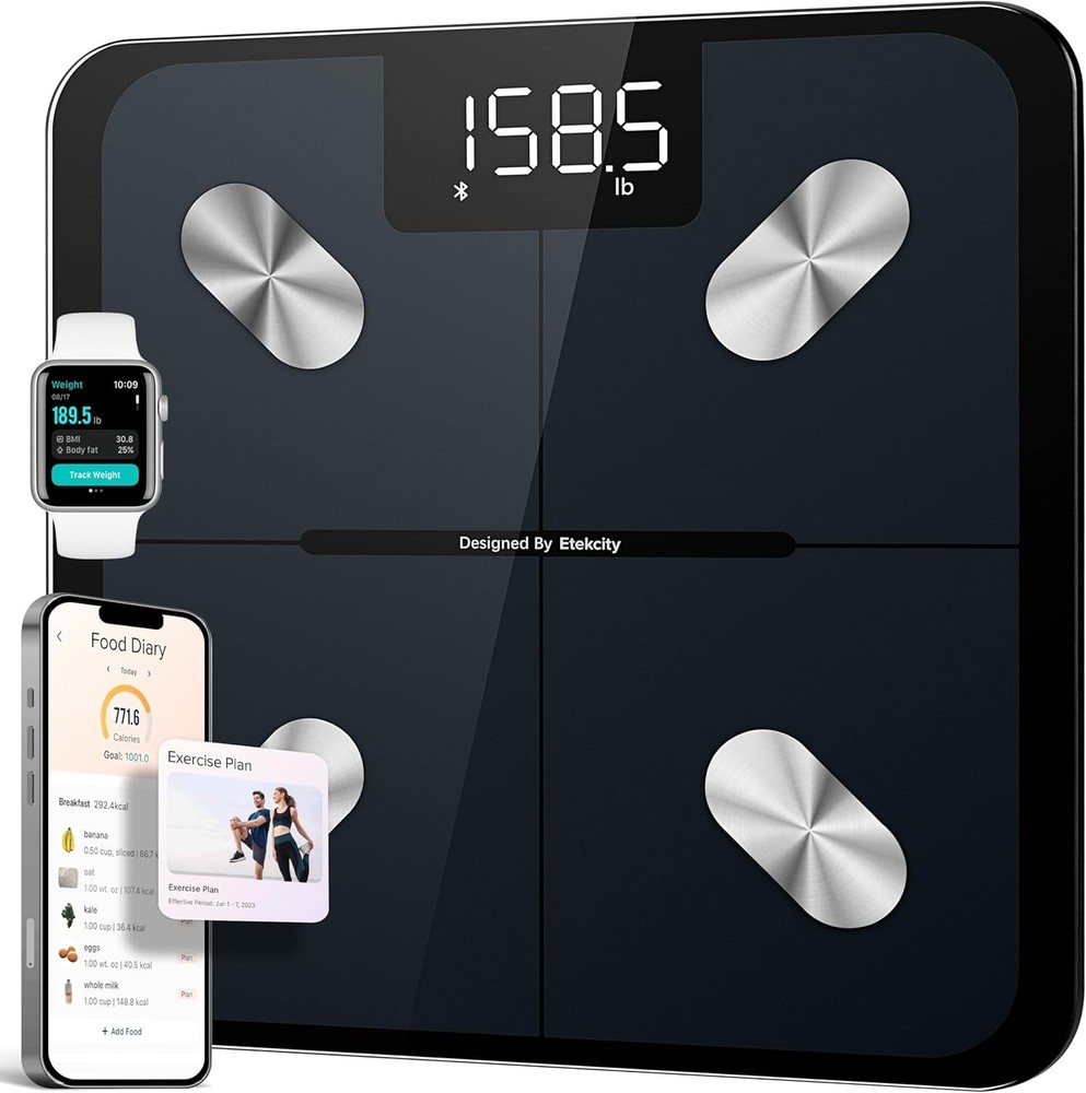Etekcity Smart Scale Bluetooth BMI Body Fat Digital Weight Scale