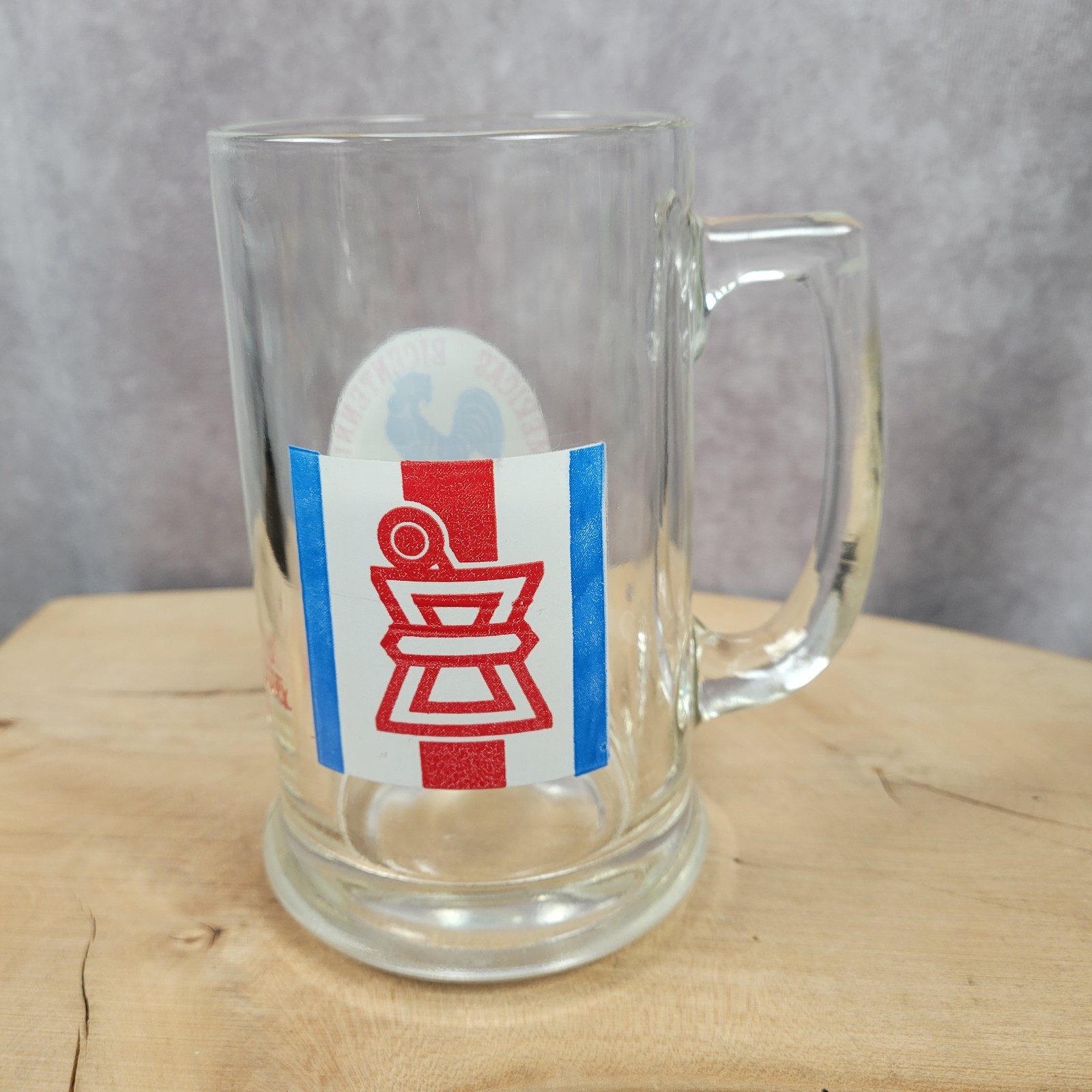 Blistex Pharmacy Advertising Glass Mug Stein America's Bicentennial US 1976 VTG