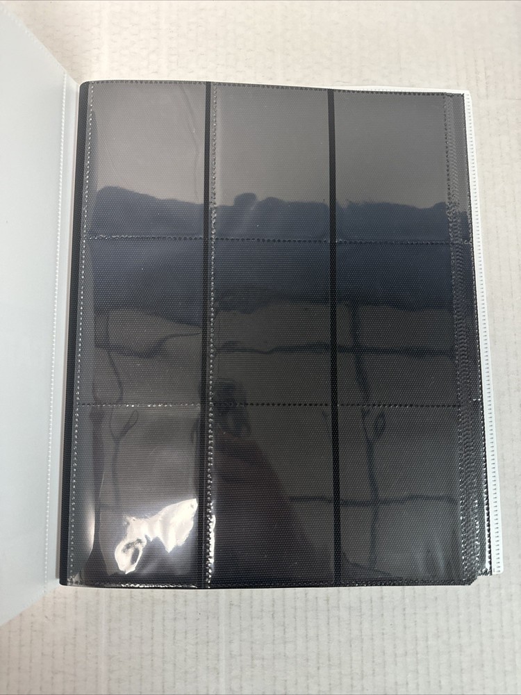 CardGuard Trading Card Folio 9 Pocket Side Loading Binder White
