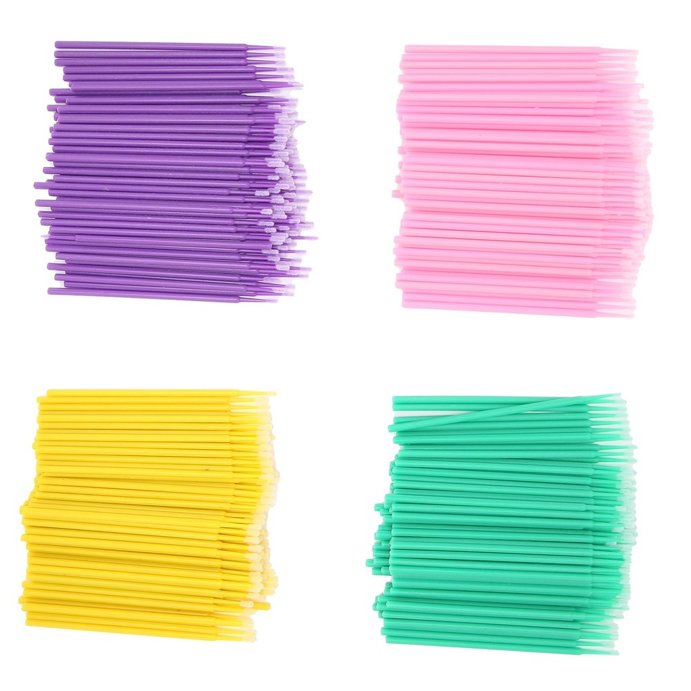 Hot Bendable Micro Applicator Brushes Micro Wands Supplies For Makeup