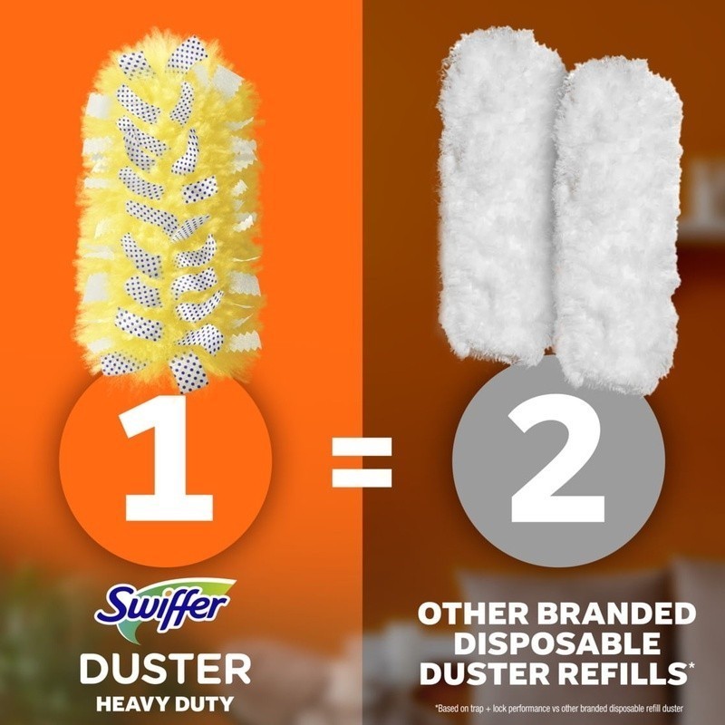 Heavy Duty Duster Refills Multi-Surface Dusting Unstopables Fresh 6 Count New