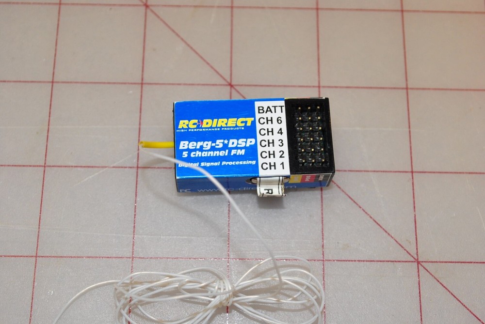 Berg-5 DSP 5ch receiver for JR radios. Ch60