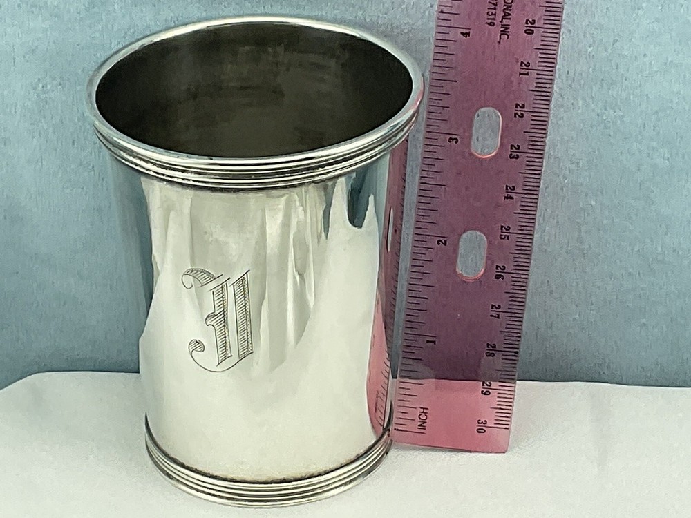 Vintage International Silver Solid Sterling Silver Mint Julep Cup w/MONO