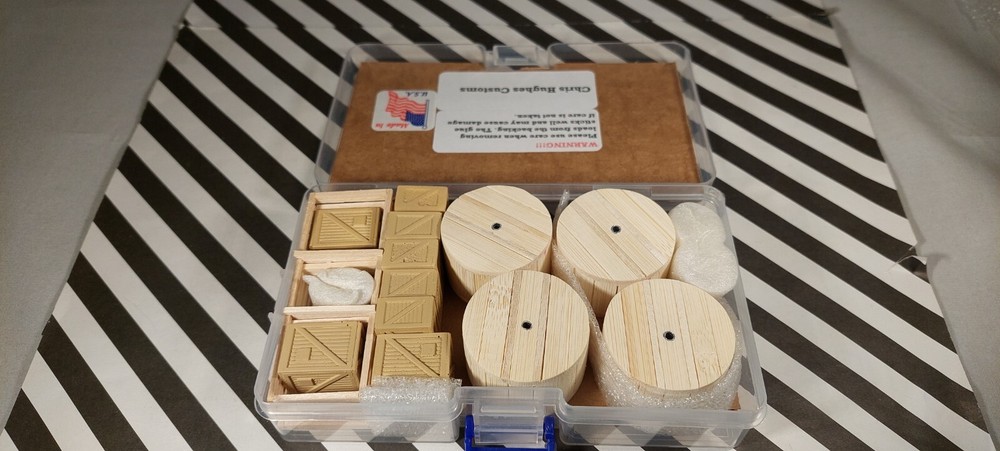 HO Scale Wooden Spool Load 2-Pack