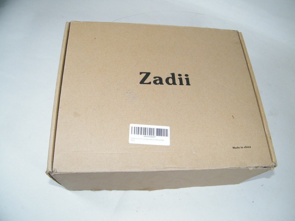 ZADII NINTENDO SWITCH ACCESSORIES BUNDLE RACKET, STEERING WHEEL, ETC