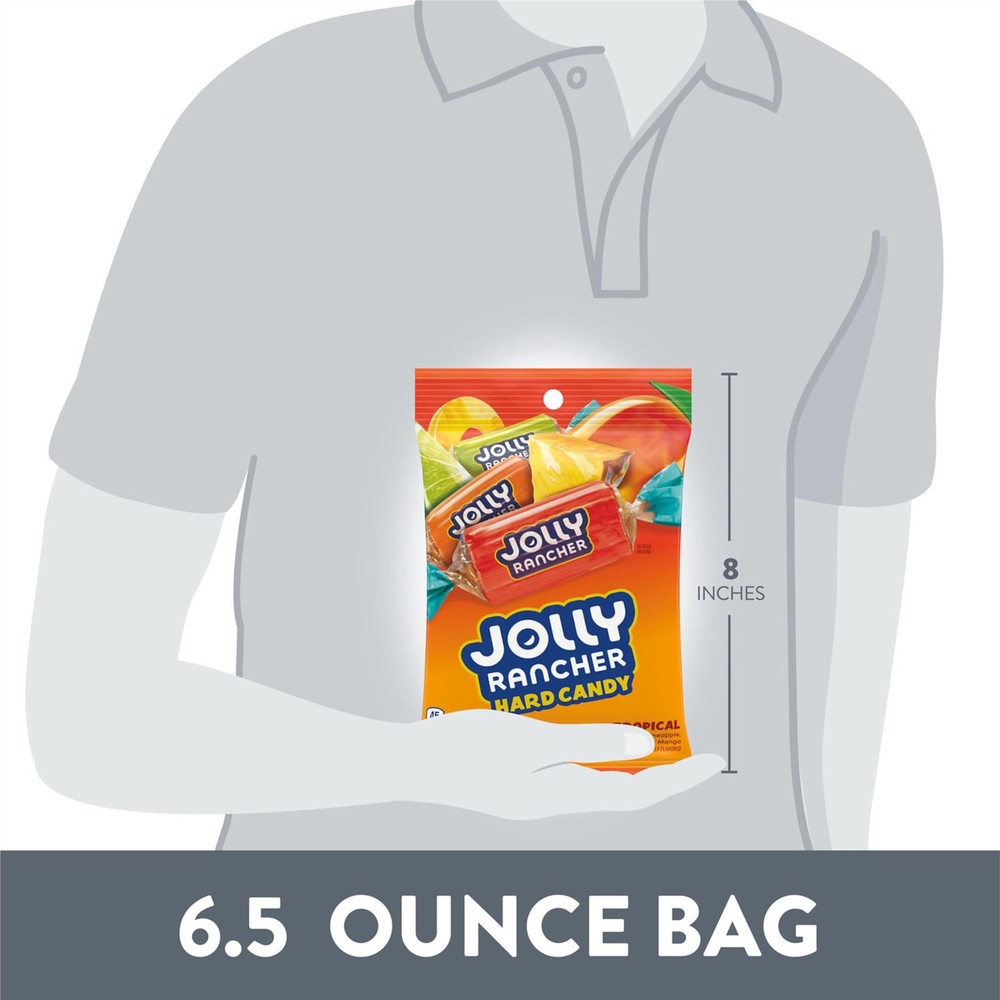 Tropical Fruit Flavored Hard Candy Bag, 6.5 oz