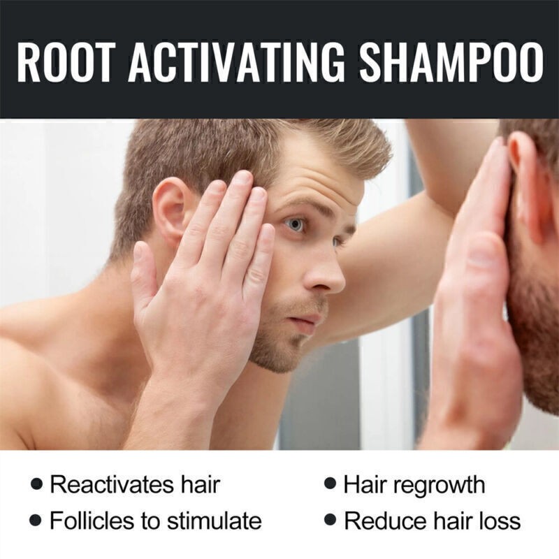 2pc Shampoo,Spartan Root Activator Shampoo,Natural Hair Regrōwth Shampoo