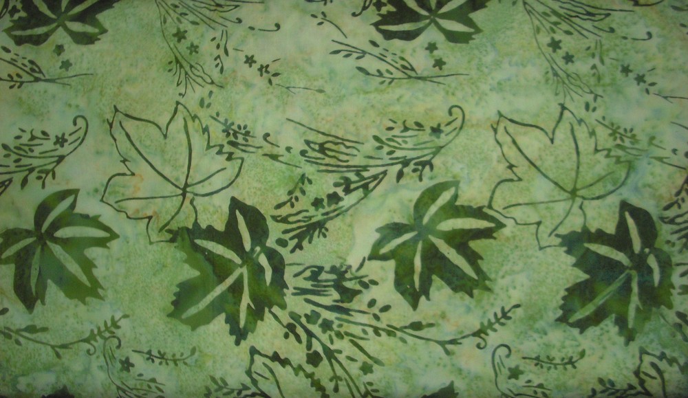 Hoffman BATIK QUILT FABRIC ~ #G2011 - 202 Grasshopper