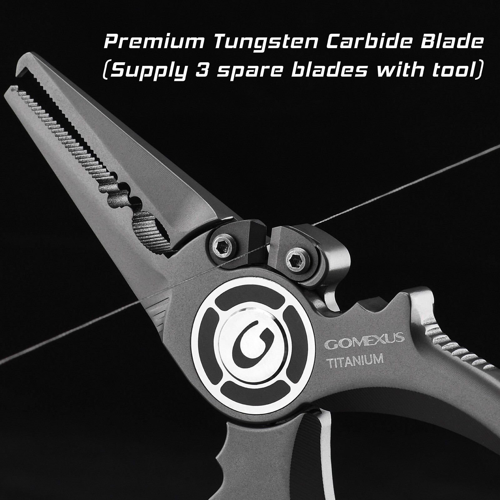 Gomexus Full Titanium Plier 7'' kayak surf Fishing Never Rust Lifetime Warranty