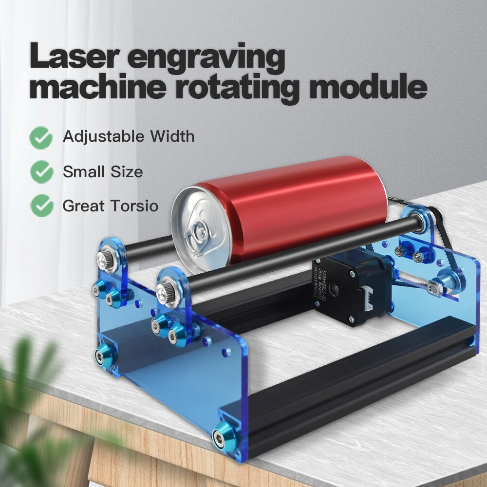 Metal Laser Engraving Machine Rotating Module / Height Increase Cushion Kits