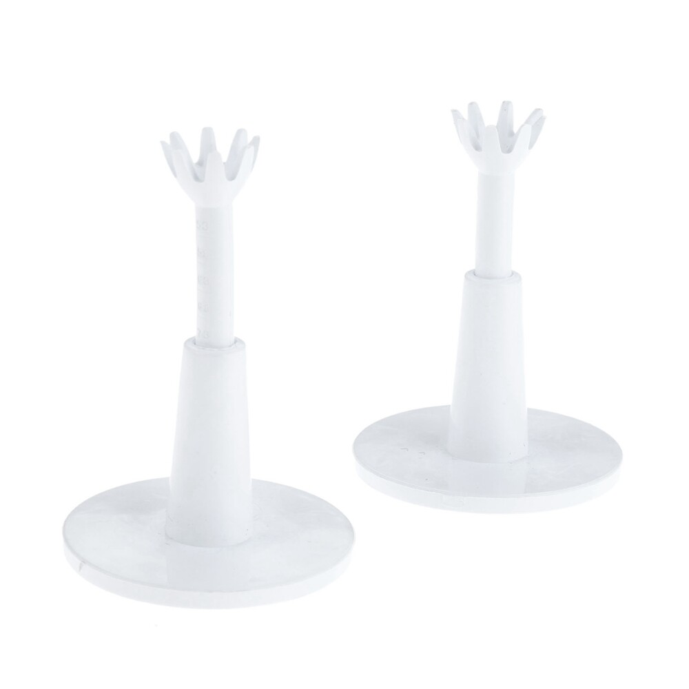 High Stability Golf Adjustable Range Tee White Golf Practice Aid 2x/Set 53*78mm