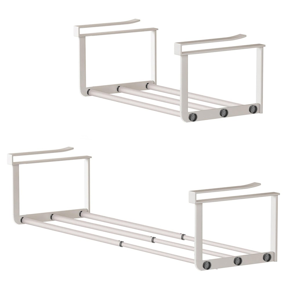 Expandable Shoe Rack & Hanging Shoe Organizer, Adjustable Under Shelf Storage...