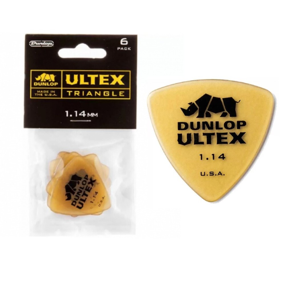 Dunlop Ultex Triangle 1.14mm - 6 Pack