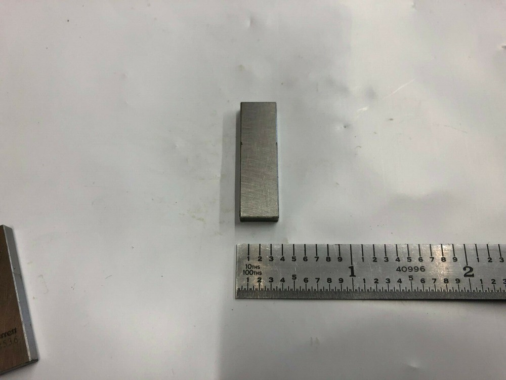 .138 Starrett Rectangular Steel Gage Gauge Block.