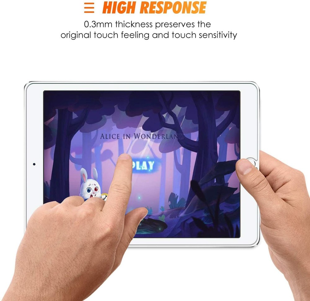 [2-Pack]Tempered GLASS Screen Protector for Apple iPad 9th Generation 2021 10.2