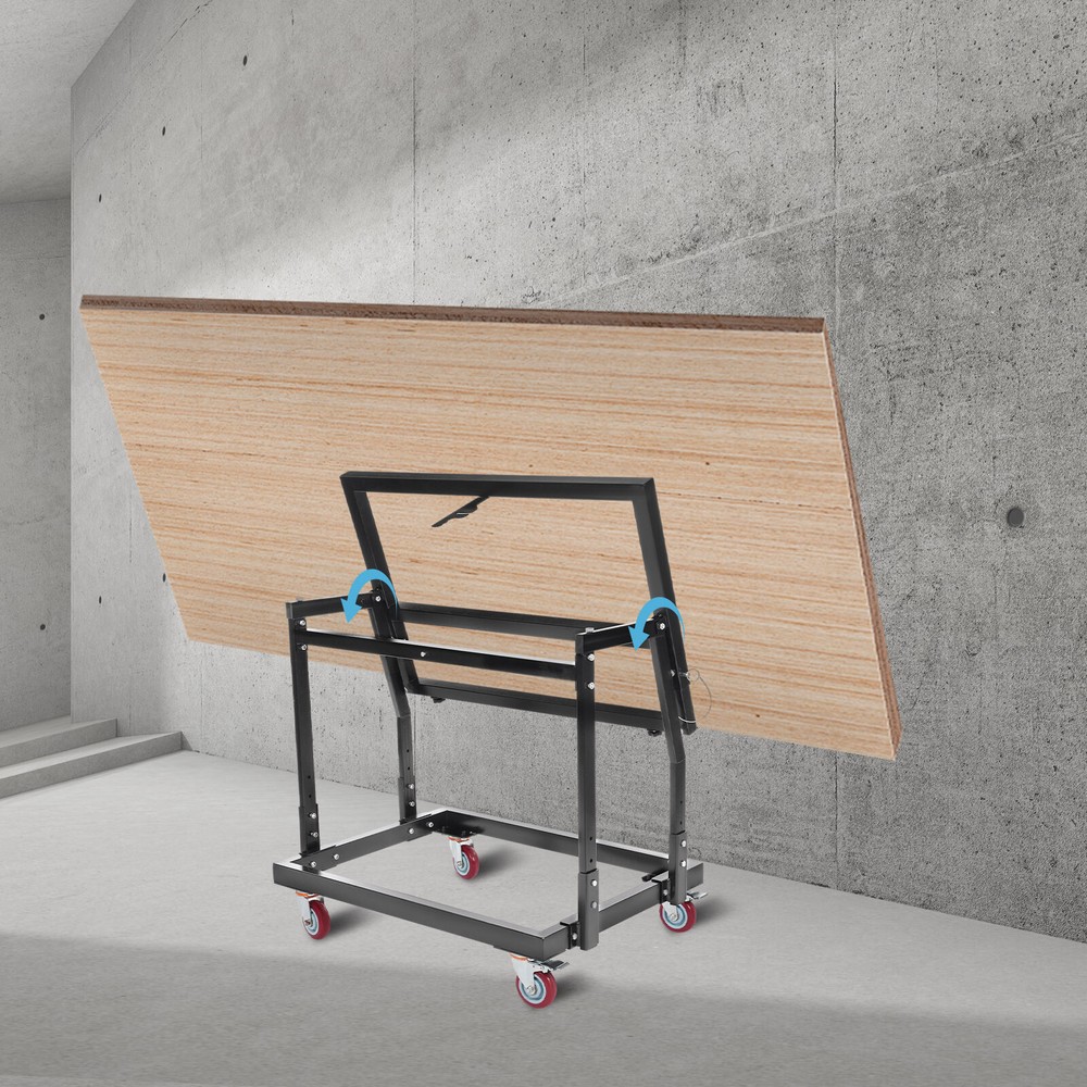 Heavy Duty Drywall Panel Cart, Panel Handler Cart, Tilting Panel Carts W/Casters