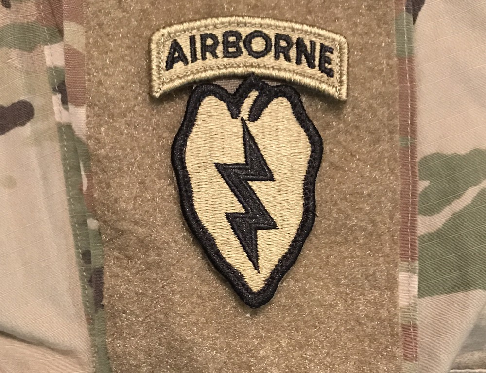 US Army 25th Infantry Division Patch OCP w/ Hook & AIRBORNE Tab