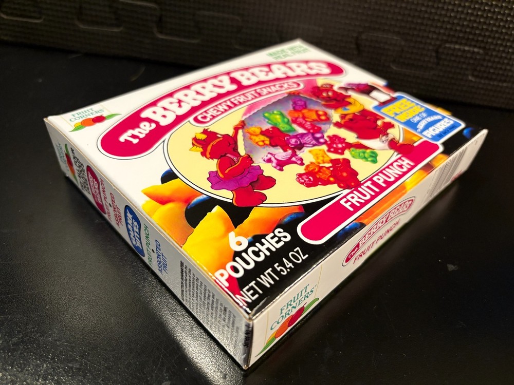 Berry Bears fruit snacks - Empty custom design display box