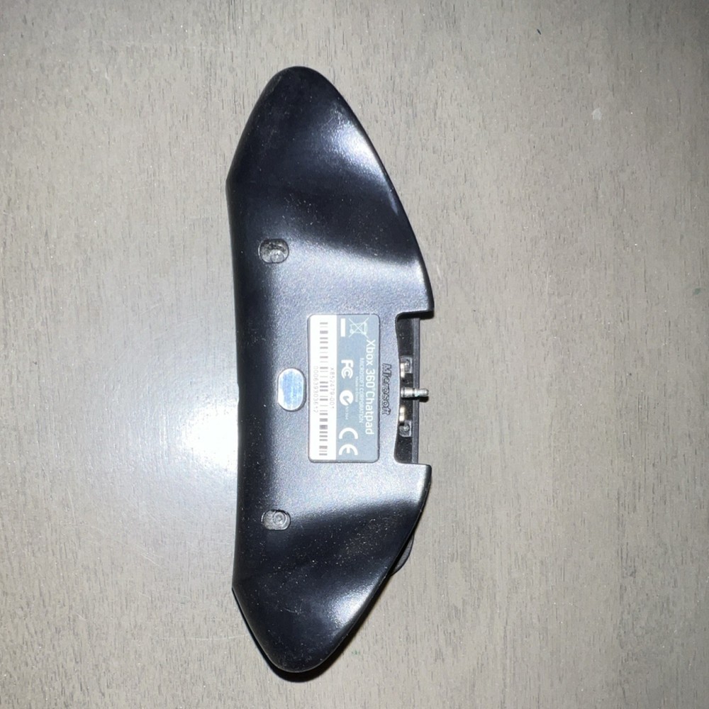 Microsoft Xbox 360 Chatpad Ergonomic Keyboard Attachment Black for Controller