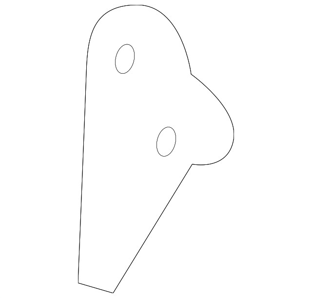 Genuine GM Hinge Cover 15299443