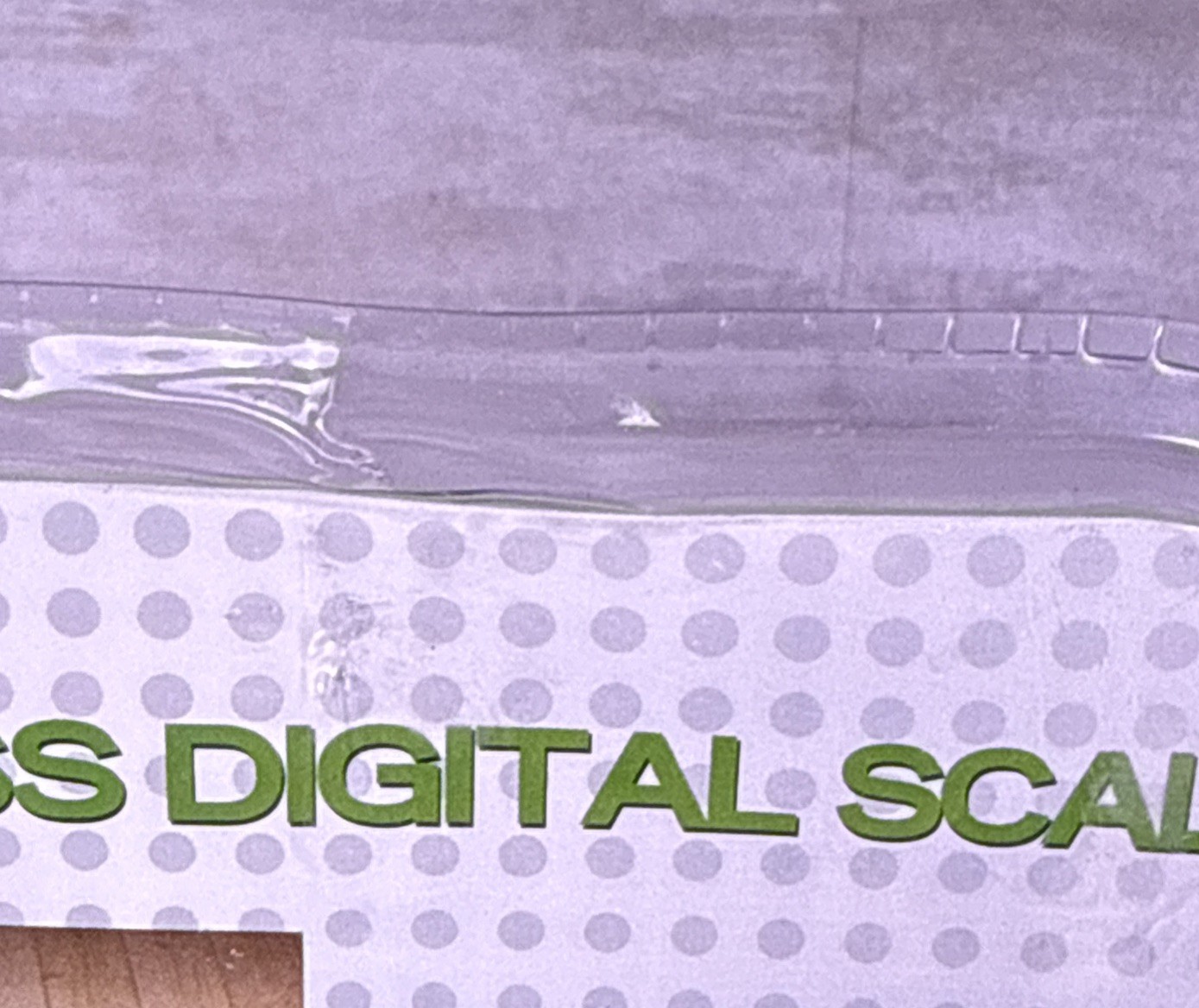 Taylor Glass Digital Mini Scale (9” x 5”) Telescopic Display Model 7086B NEW