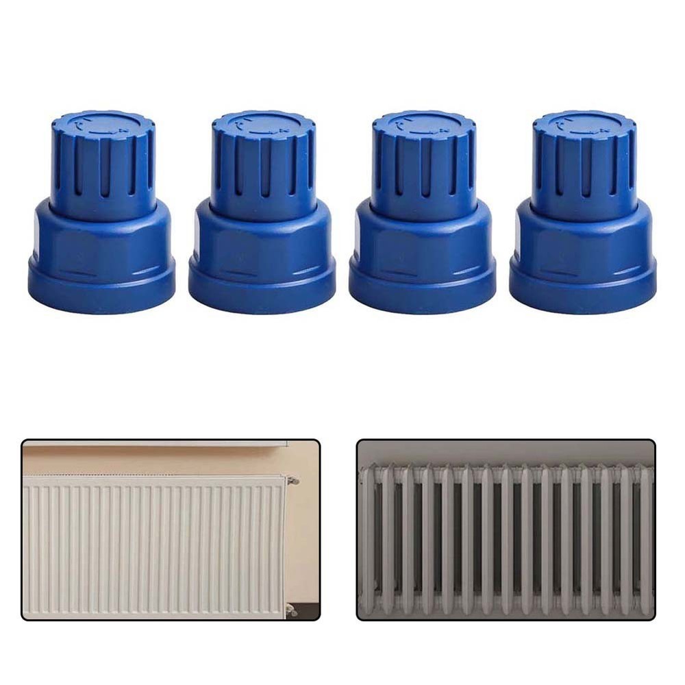 4pcs Blue Handle Floor Heating Manifold Switch Accessories For Easy Control New