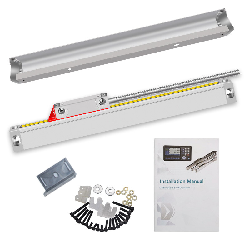 NEW Linear Glass Optical Scale Slim Sensor,High Accuracy,Lathe Milling