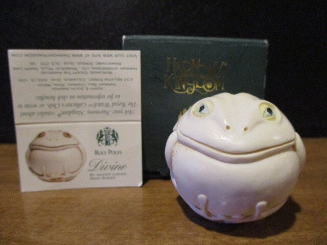 Harmony Kingdom Divine Frog Hard Body Roly Poly