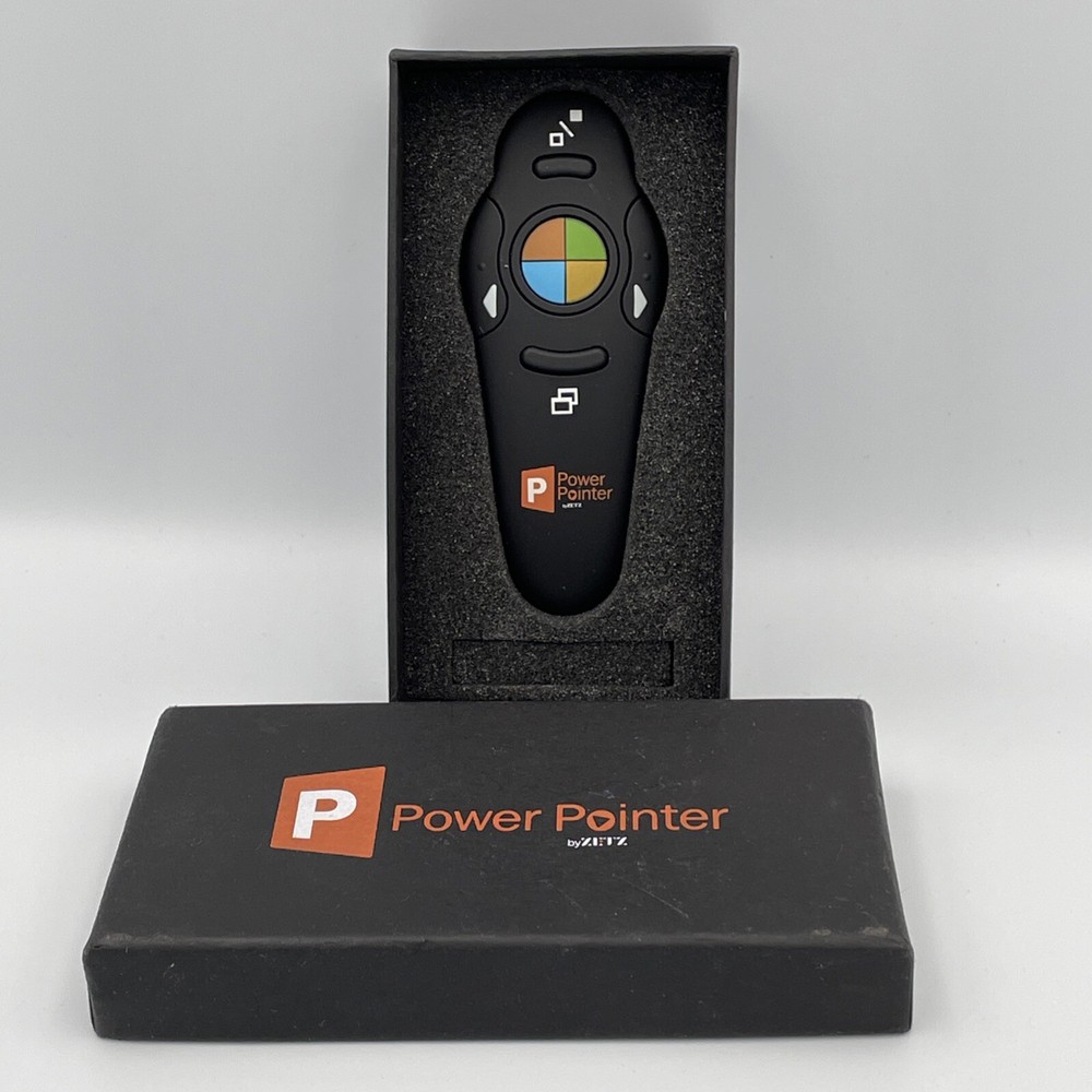 Genuine OEM ZETZ Wireless Presenter Remote Control With USB & Laser Pointer