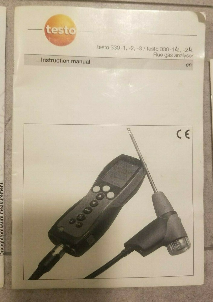 Testo Advanced Combustion Analyzer Model # 400563 330-1