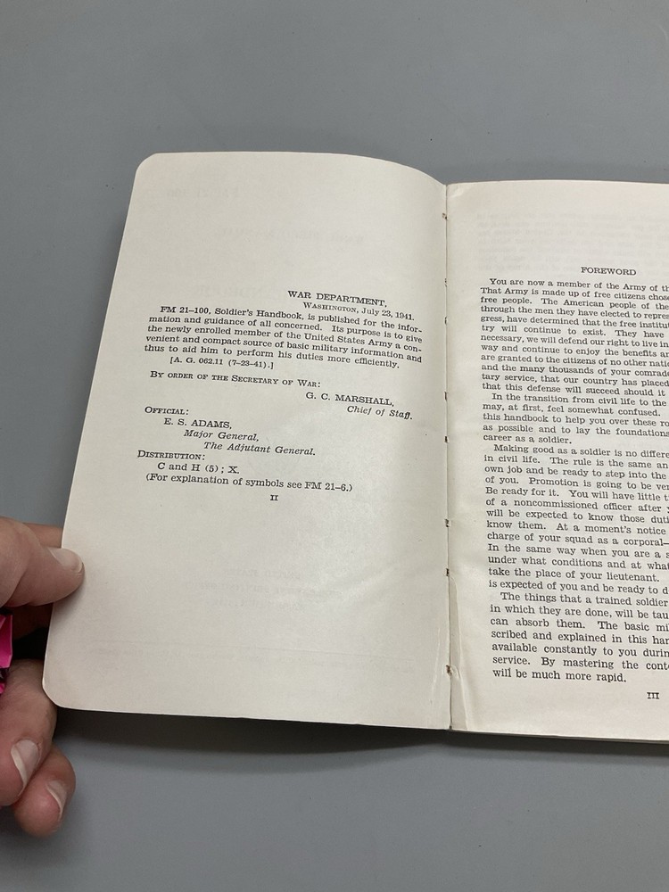 41 Dated Soldiers Handbook bk-b 35
