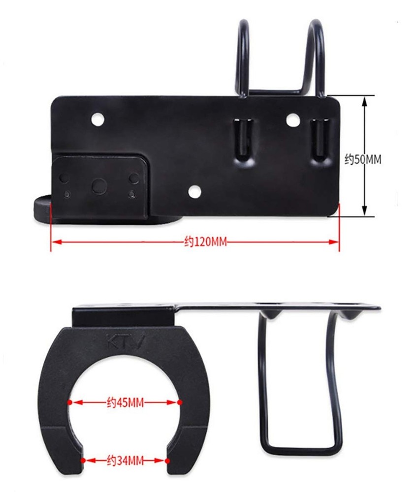Microphone Wall Mount Holder/Mic Stand Cable Holder/Microphone Hook Stands Ha...