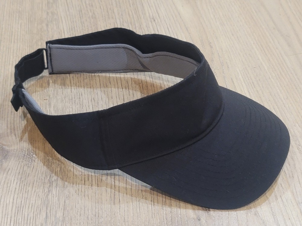 adidas Climalite Golf Visor Cap Hat Black Adjustable Lightweight