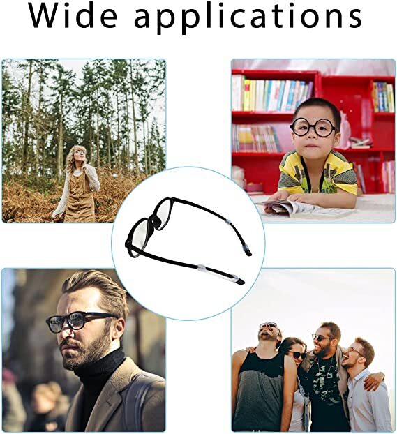 8Pcs Anti Slip Glasses Ear Hooks Clip Tip Eyeglasses Holder Safety Retainer Grip
