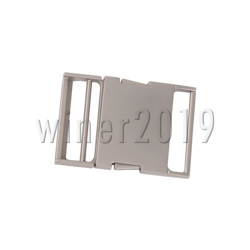 Quick Release Backpack Strap Buckle Replacment Silver 2.36" x 1.63" Pack of 2