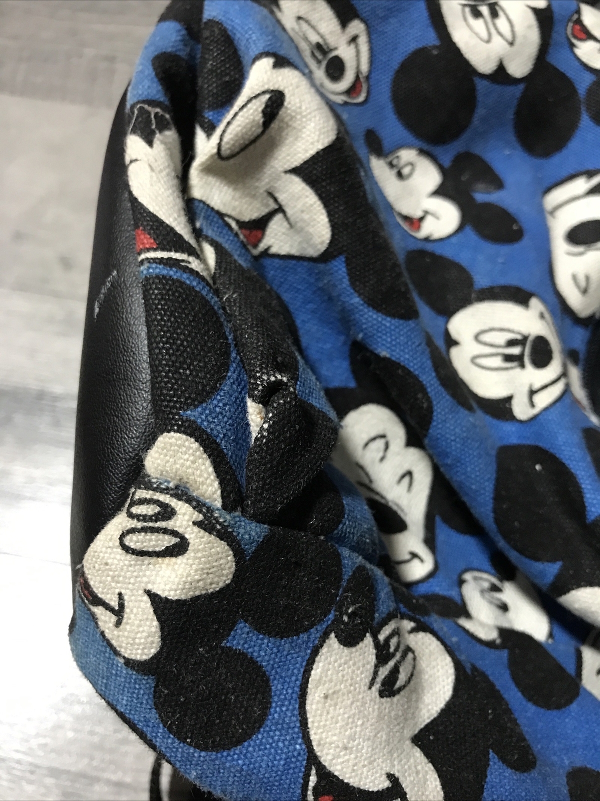 Disney Mickey Mouse Expressions Backpack All Over Print Blue & Black