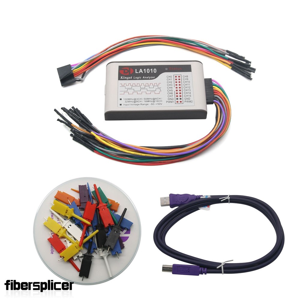 LA1010 Logic Analyzer USB2.0 16M 16CH 10G MCU ARM FPGA DSP Debugging Tools