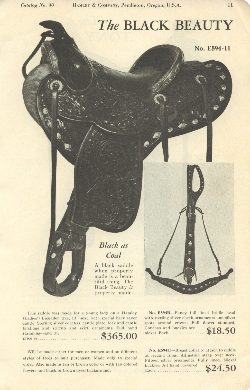 Hamley's Catalog #40 on CD - Saddles, Spurs, Bits