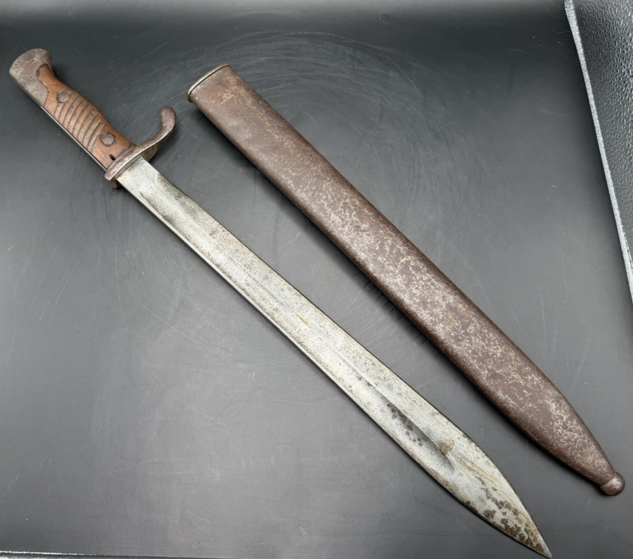 WWI WW1 Imperial German M1898/05 Gewehr 98 Bayonet with Scabbard!