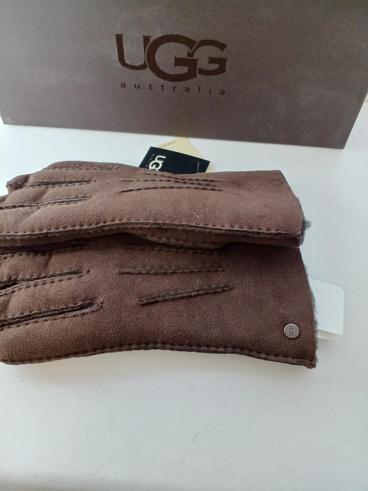 Shearling Gloves With Ugg Tag