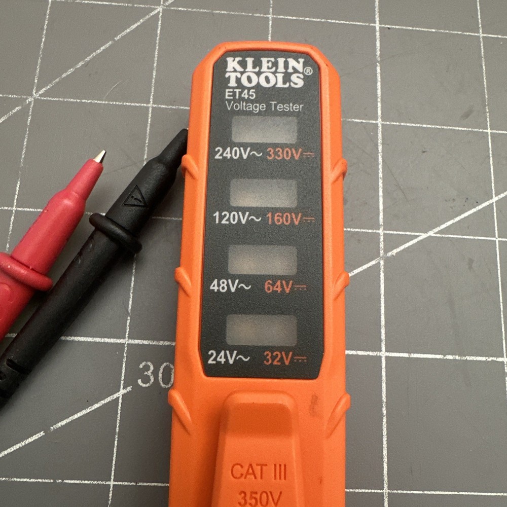 Klein Tools ET45 AC DC Voltage Tester Meter