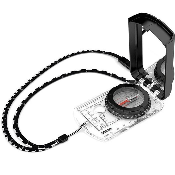 Silva Ranger 2.0 Sighting Compass Black Mirror Navigation Map Tool 544925