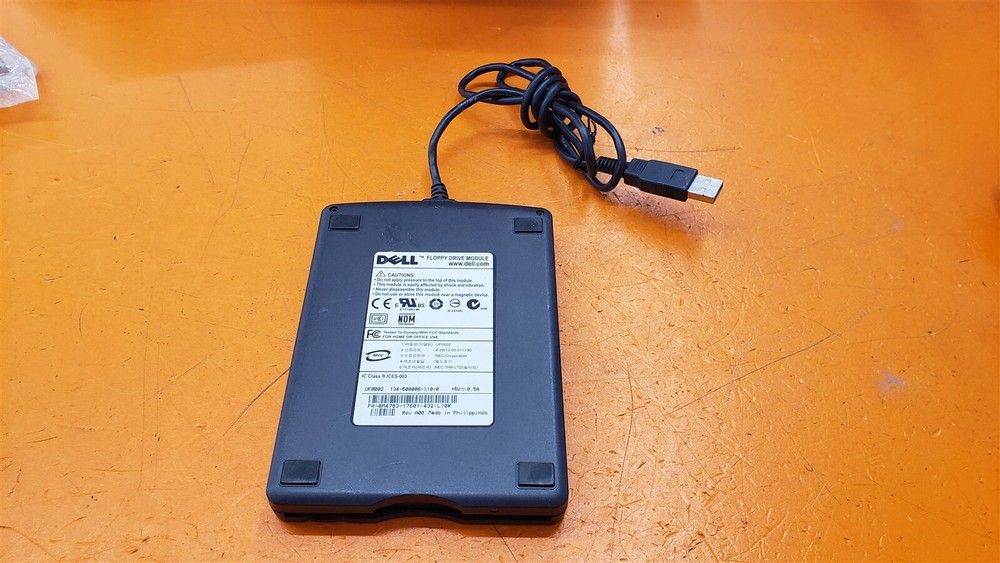 ⭐️⭐️⭐️⭐️⭐️ Dell Floppy Drive Module USB Black UF0002