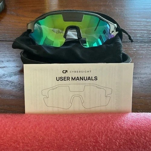 NIB CYBERSIGHT HUD Glasses + Replaceable Lenses & Button