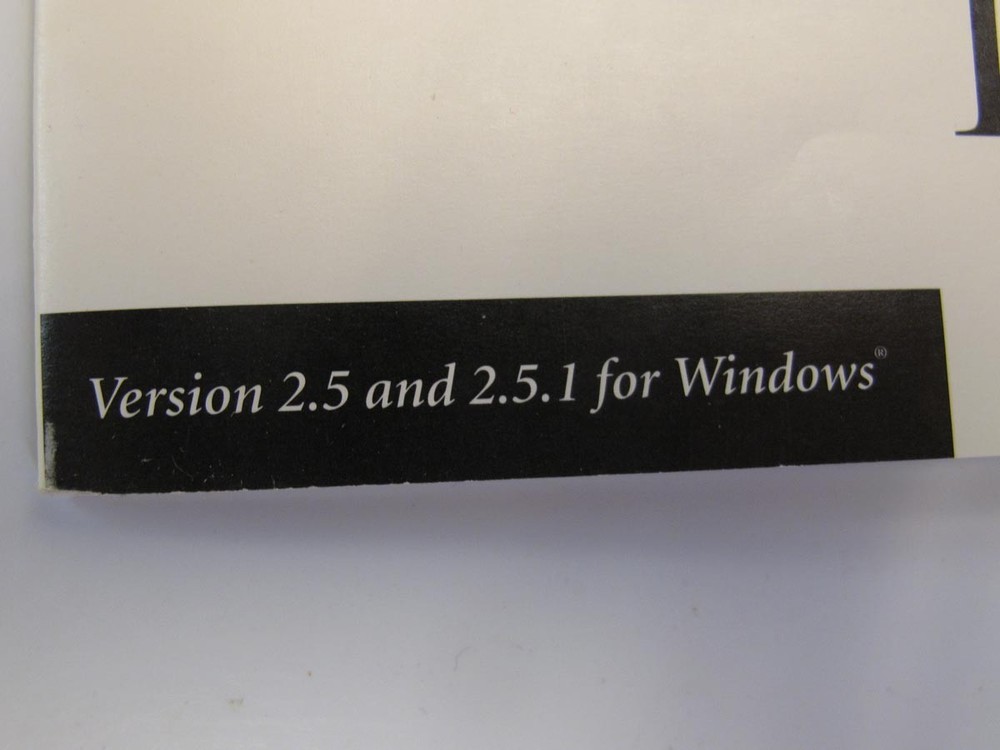 Adobe Photoshop Vintage software 2.5