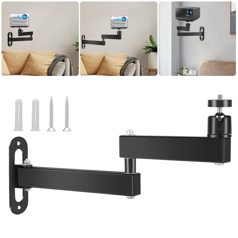 Universal Projector Ceiling Wall Mount 360° Rotation Foldable Projector Holder