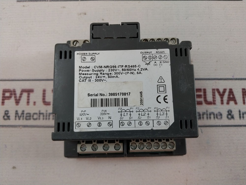 Circutor CVM-NRG96-ITF-RS485-C 3-Phase Power Analyzer 24V, 50MA